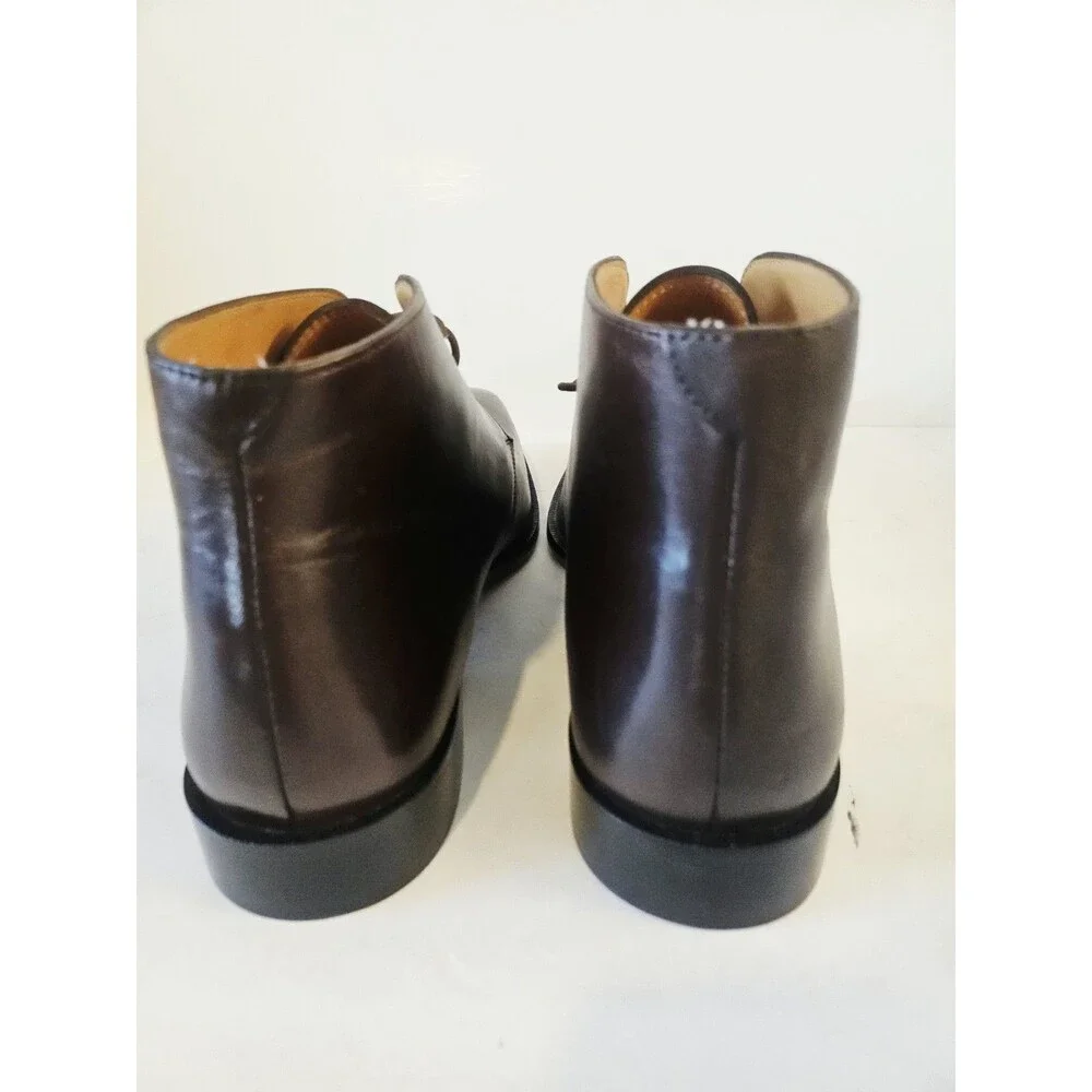 Carlos by Carlos Santana Men's Brown Leather Ortholite Boots Size 10.5